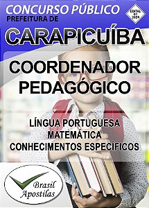 Carapicuíba, SP - 2024 - Apostilas Para Coordenador Pedagógicos, Diretores e Vice Diretor