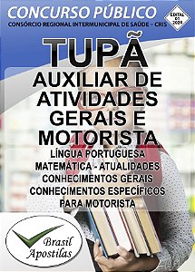 Consórcio Regional Intermunicipal de Saúde - CRIS Tupã 2024 - Apostila para Auxiliar de Atividades Gerais e Motorista