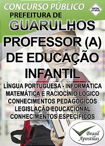 Guarulhos, SP - 2026 - Apostila para Professor de Educação Infantil