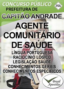 Capitão Andrade, MG - 2026 - Apostila para Agente Comunitário de Saúde