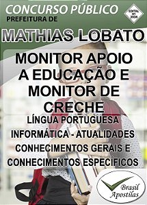 Prefeitura de Mathias Lobato, MG - 2026 - Apostila para ensino Fundamental, Médio e Superior