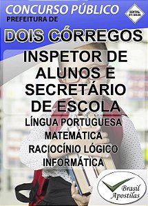 Dois Córregos, SP - 2026 - Apostila para Ensino Médio e Superior