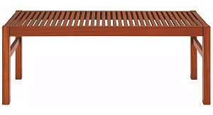 Banco De Madeira Verniz 60 Cm