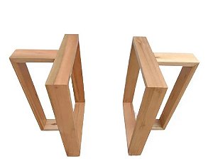 Base de mesa conjunto 70 cm  de altura em madeira maciça