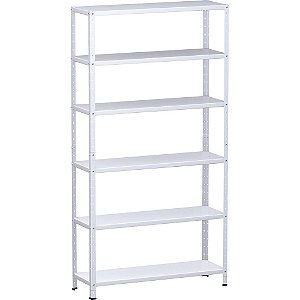 ESTANTE DE ACO AMAPA 176X92X30 BRANCA