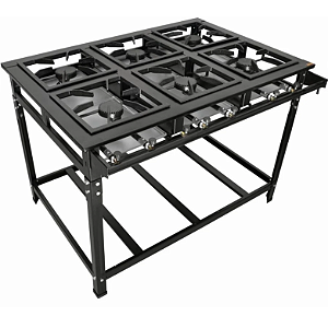 FOGAO 06 BOCAS INNAL FLP6BS 40X40 SIMPLE