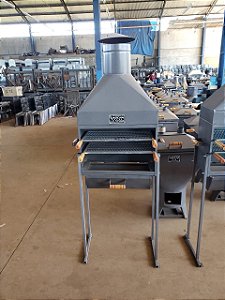 CHURRASQUEIRA ESPETINHOS 060M GAUCHA G01 PINTADA