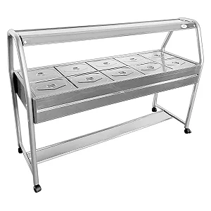 BUFFET SALADA 10GN IBET SS10 COM LAMPADA