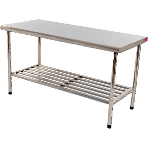 MESA TOTAL INOX 150X70CM IMECA 5814 RED