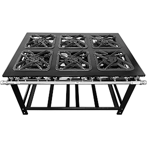 FOGAO 06 BOCAS CEFAZ CFZG158 40X40 DUPLO