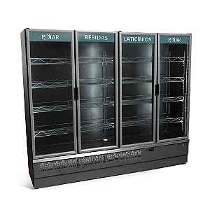 EXPOSITOR 04 PORTAS POLAR EVP230 BLACK