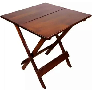 MESA MADEIRA MADESIL 070X070M COR IMBUIA