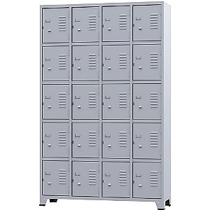 ROUPEIRO ACO 20 PORTAS AMAPA 7/20 CINZA