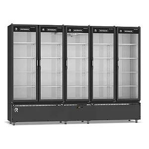 EXPOSITOR 05 PORTAS REFRIMATE ASVR5P LED