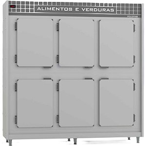 GELADEIRA 06 PORTAS POLOFRIO 4006 INOX