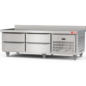 BALCAO ENCOSTO 150M RED BRG15 04 GAVETAS