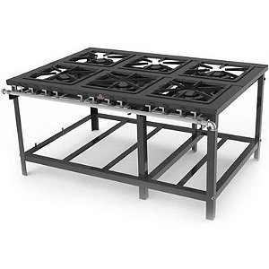 FOGAO 06 BOCAS PROGAS PMD600 40X40 ENCOS