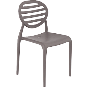 CADEIRA PLASTICA IMIN STRIPE S/BRACO PTO