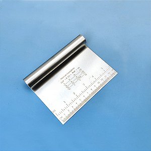不锈钢刮刀.面团刮刀 CX200   ESPÁTULA EM INOX PRÁTICA RASPADOR DE MASSA COM CABO TUBULAR 15CM MULTIUSO UNIVERSAL