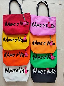 沙滩包  CX 240   Bolsa De Praia sacola de compras Modelo Amo Verão