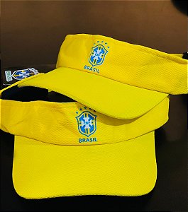 各种巴西帽子 Boné Brasil Bandeira Seleção Bordado Aba Curva