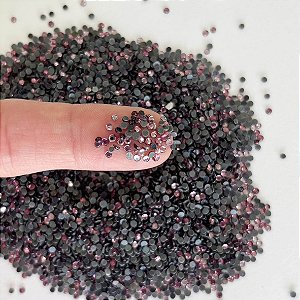 Strass para unhas ametista 2mm|200 unidades 4007