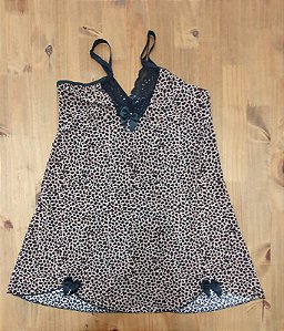 Camisola Liganete Estampada Onca M