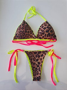 Biquini Parte De Baixo Onca Neon