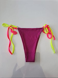 Biquini Parte De Baixo Roxo Neon
