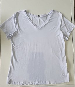 Blusa Basica Lisa Branca G2