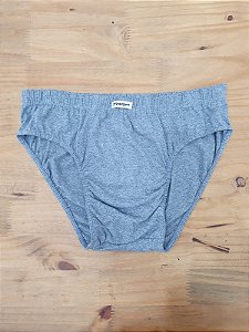 Cueca Slip Algodao Torp Cinza Claro Gg