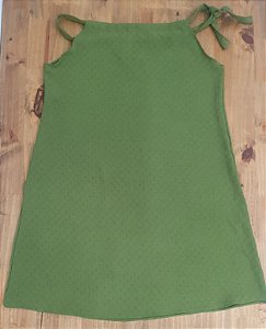Vestido Viscose Verde Único