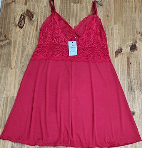 Camisola Renda Vermelha Gg
