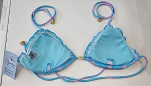 Biquiní Azul/Lilas Parte De Cima P