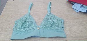 Sutia Rendado Sem Bojo Verde P