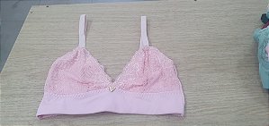 Sutia Rendado Sem Bojo Rosa M