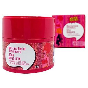 Máscara Facial Iluminadora Rosa Mosqueta Super Poderes RMSP01