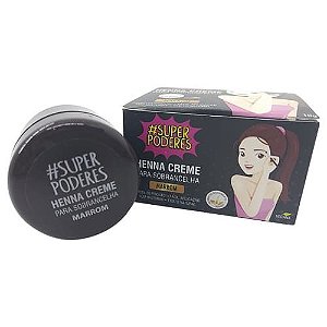 Henna Creme para Sobrancelha Marrom Super Poderes CRMSP01
