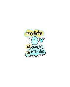 Estampa Digital DTF PuppyArt Pacotinho de amor azul