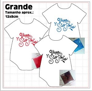 APLIQUE Viva São João GRANDE Glitter