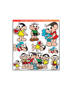 Estampa Digital DTF PuppyArt Cartela Turma da Monica