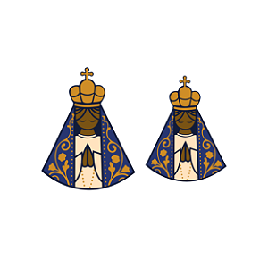 Estampa Digital DTF PuppyArt! N. S. Aparecida 2