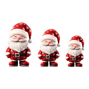 Estampa Digital DTF PuppyArt! Papai Noel 1