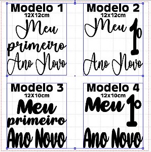 APLIQUE "Meu 1. Ano Novo"