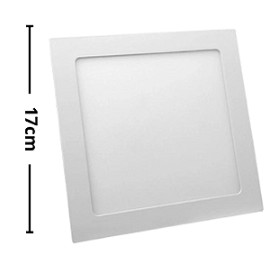 Kit 10 Plafon Embutir Pro 12W 17cm