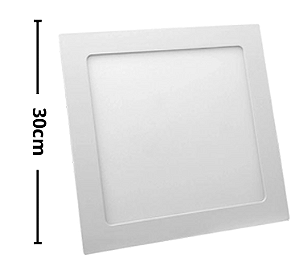 Kit 10 Plafon Embutir Pro 25W 30cm