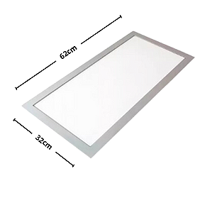 Kit c/5 painel de embutir 36w