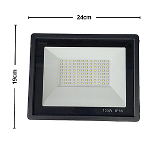 kit c/ 5 Refletor Premium LED 100W