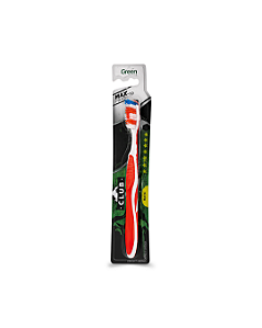 Escova Dental Adulto Vermelha Macia Max Proteção Club Green
