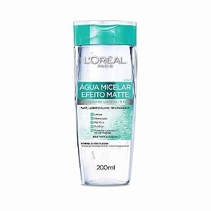 Água Micelar L'oréal Paris Efeito Matte 200mL